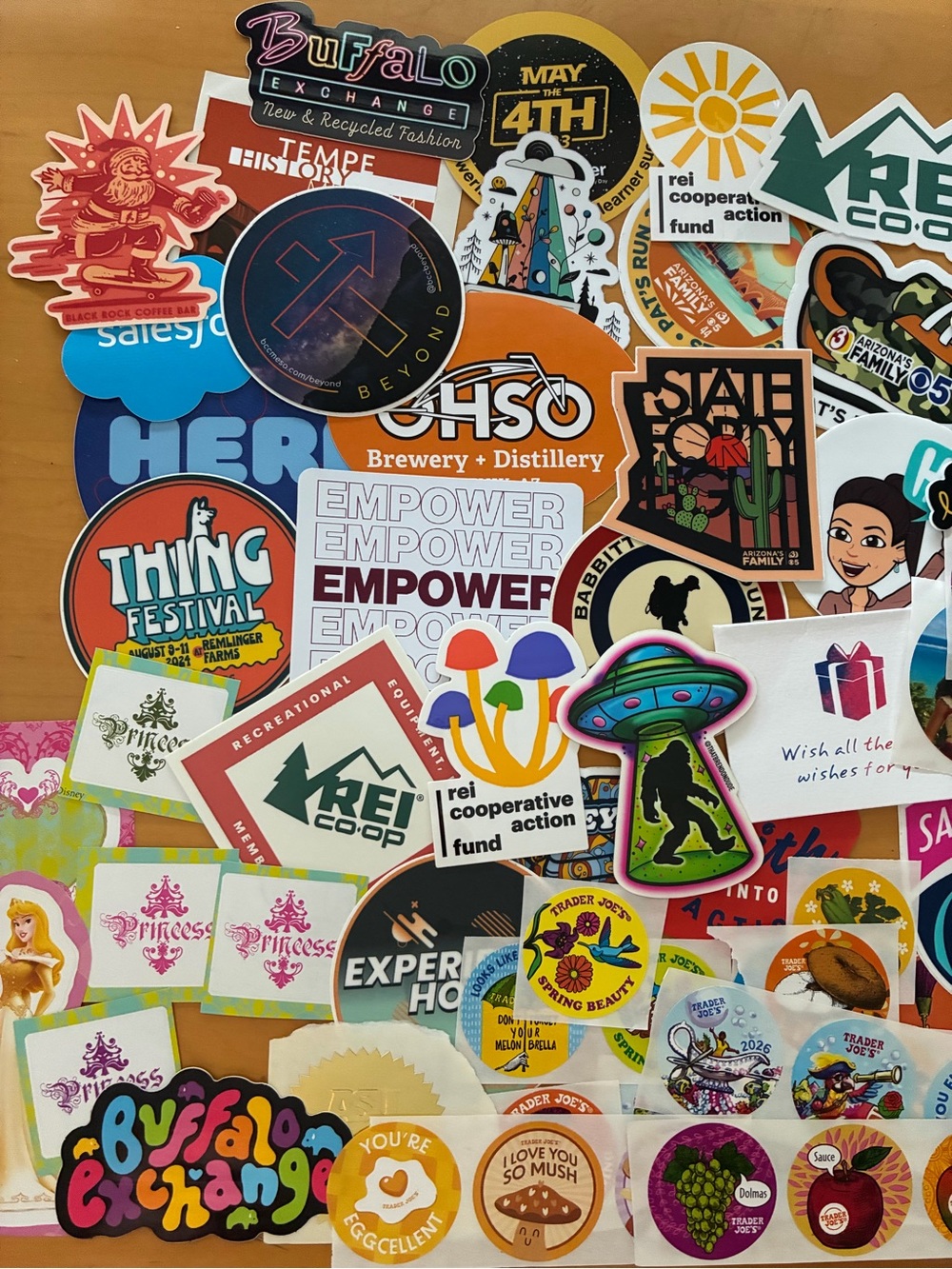 Disney National Park, Arizona pack of 125 travel VSCO REI nature sticker bundle
